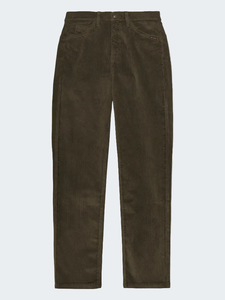 Straight Soft Corduroy Trousers