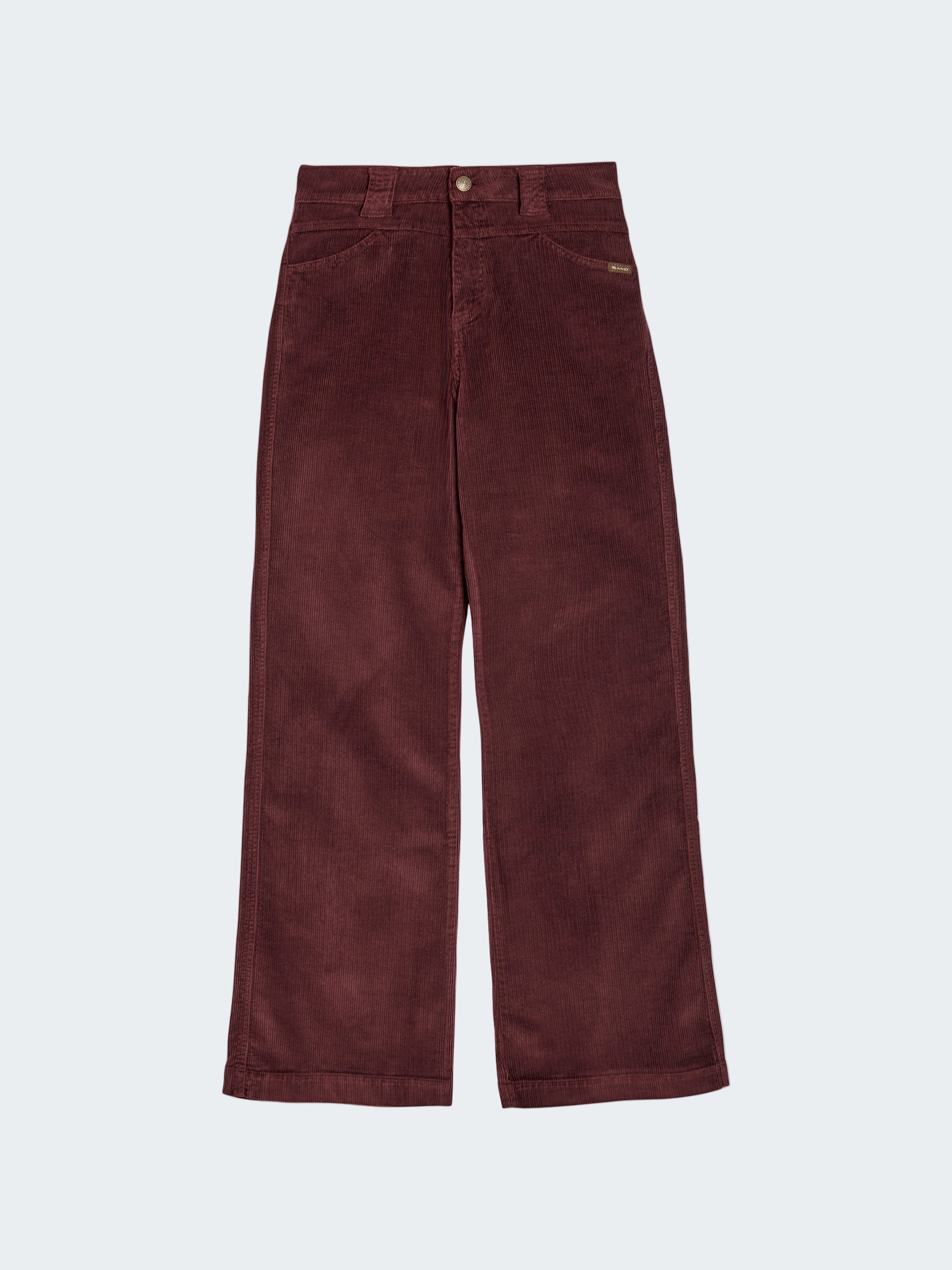 Wide Leg Corduroy Trousers