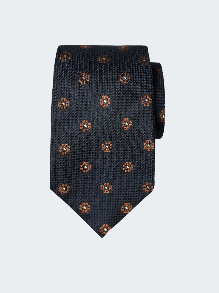 Silk Floral Pattern Tie