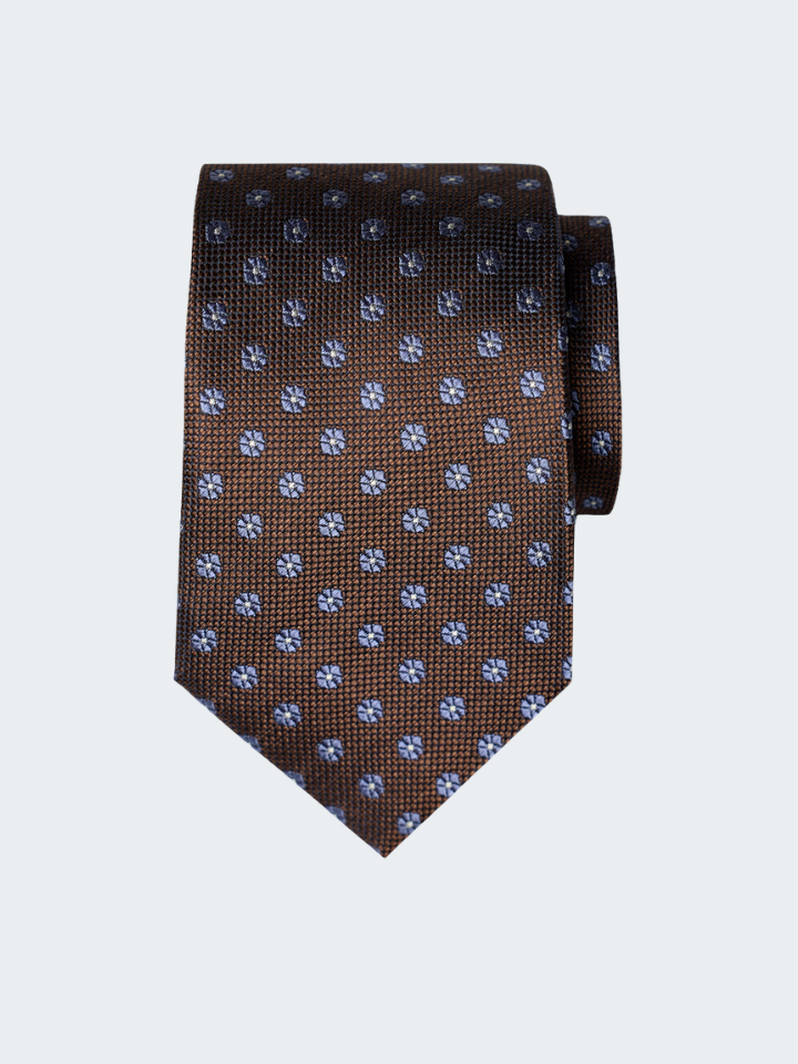 Silk Floral Pattern Tie