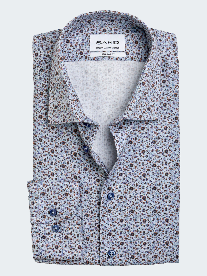 Cotton flannel printed Regular Shirt