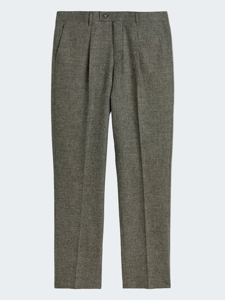 Performance Stretch Micro Check Trousers