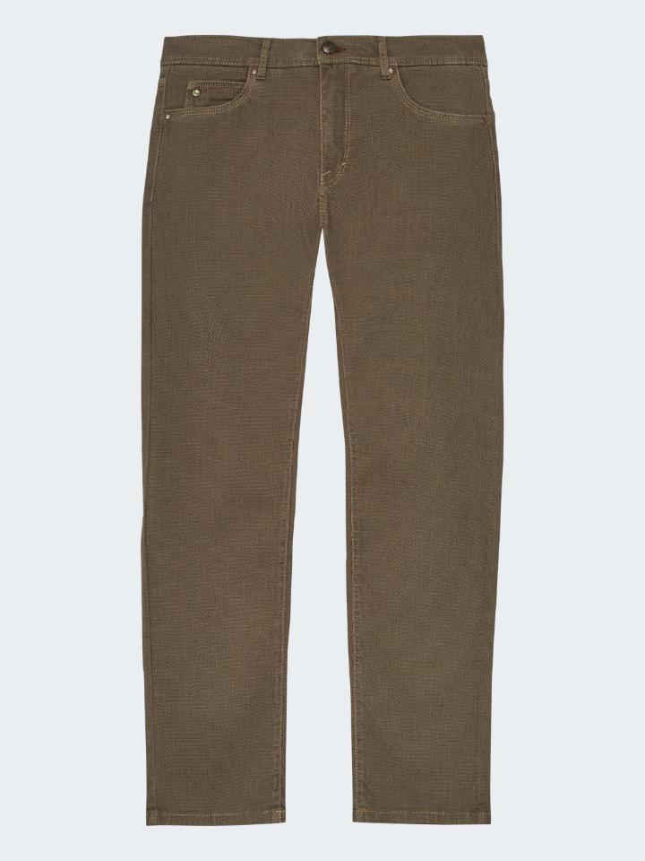4-Way Stretch Micro Print Jeans