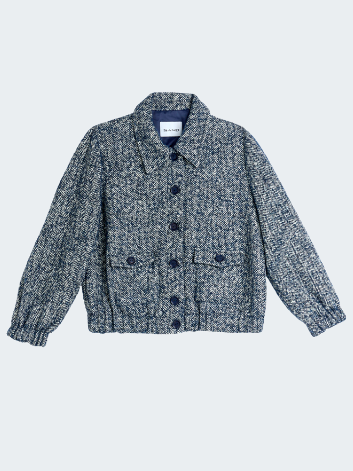 Herringbone Tweed Jacket