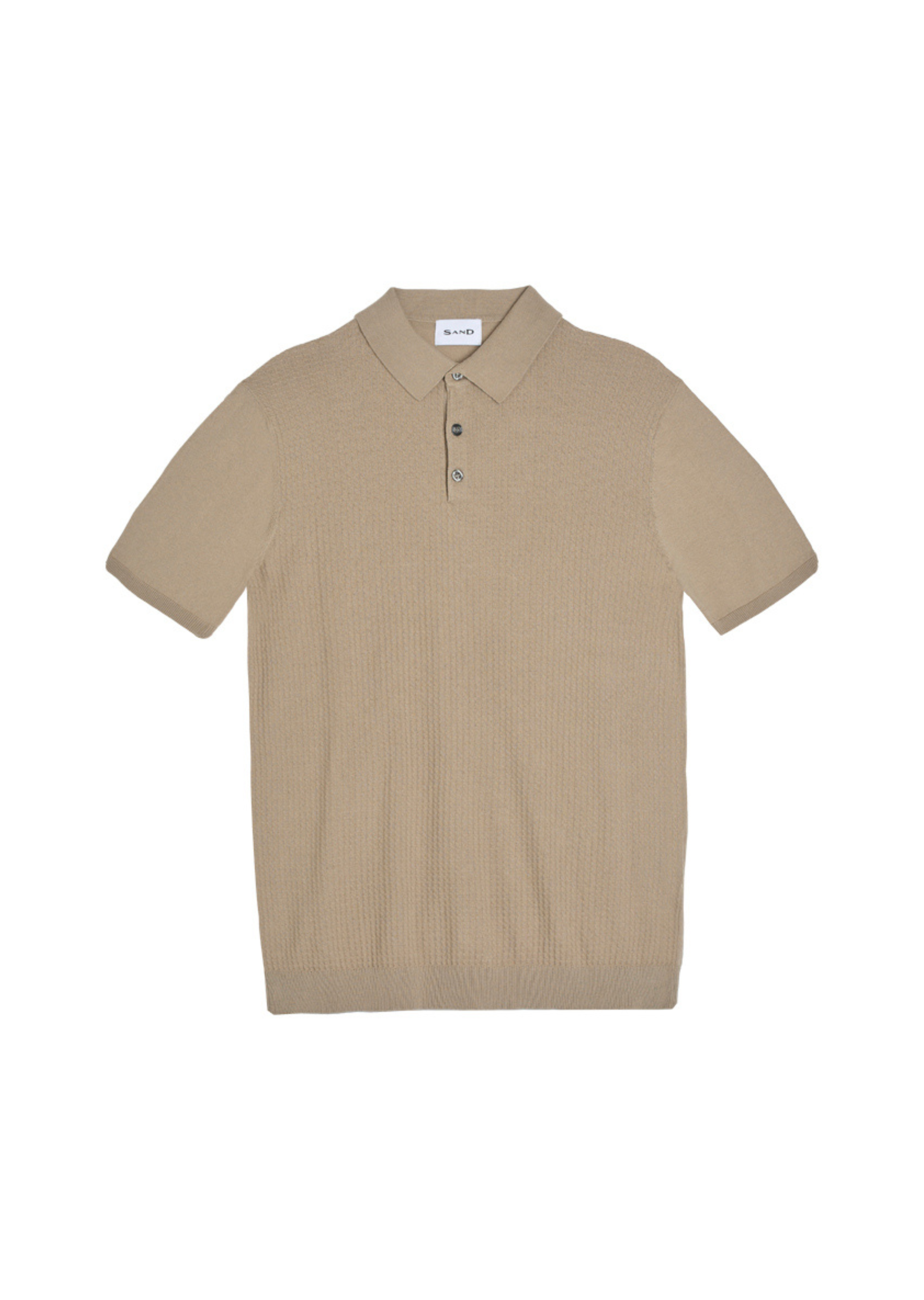 5445 Retro Polo - Light Camel