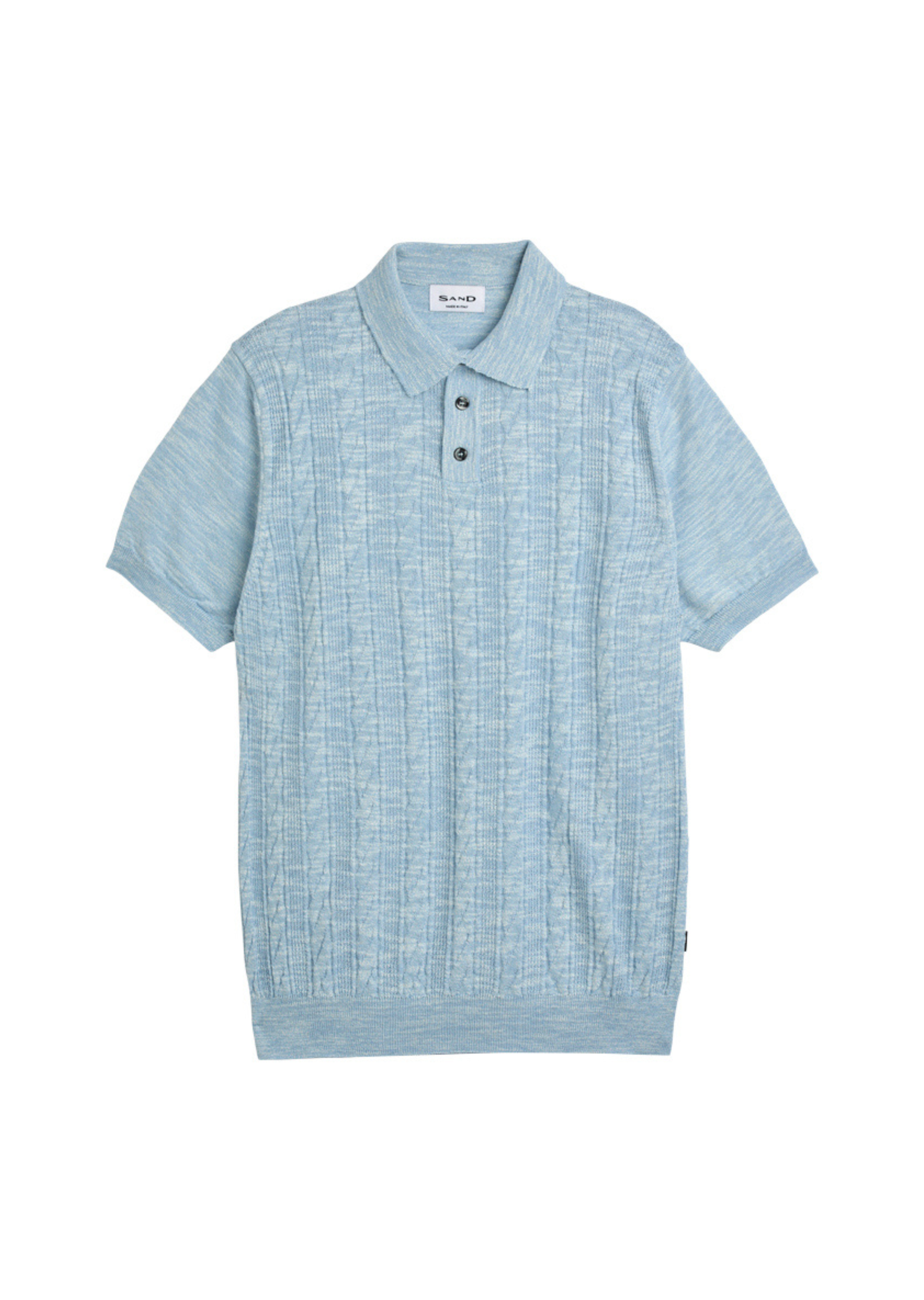 5622 Retro Polo - Light Blue