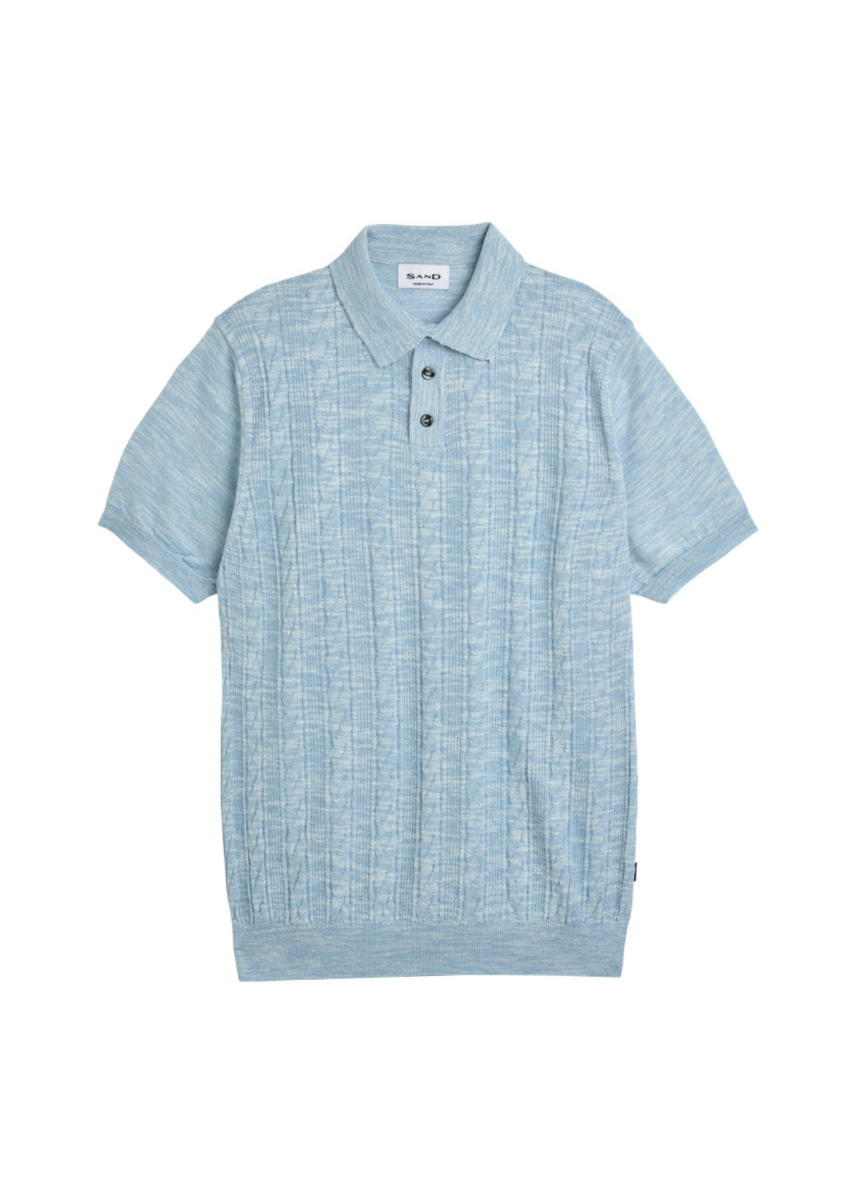 5622 Retro Polo - Light Blue