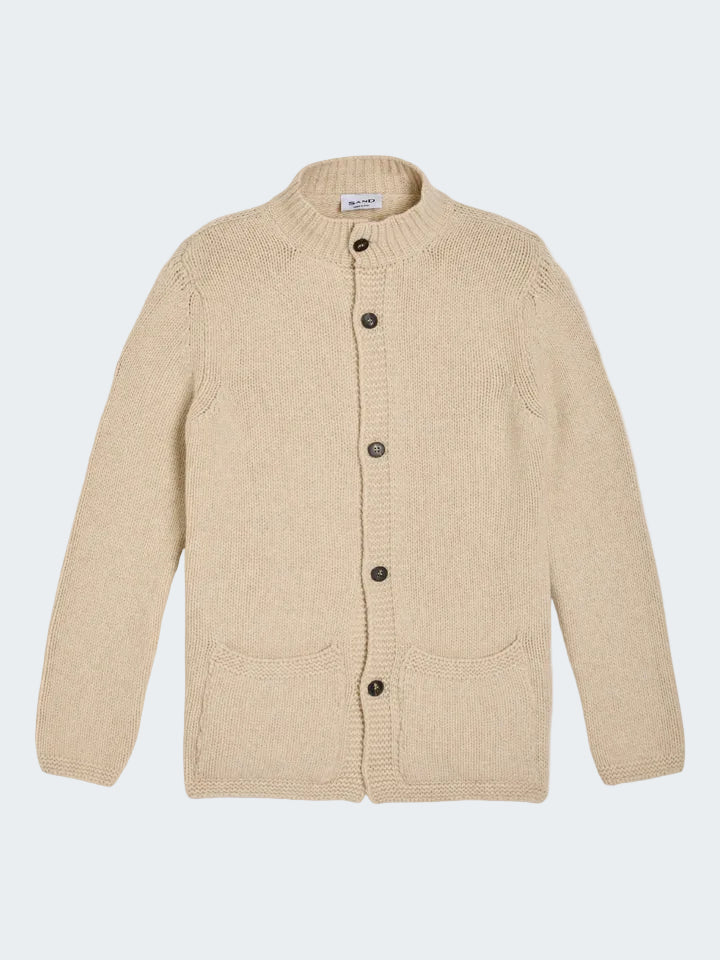 Super fine pure wool cardigan