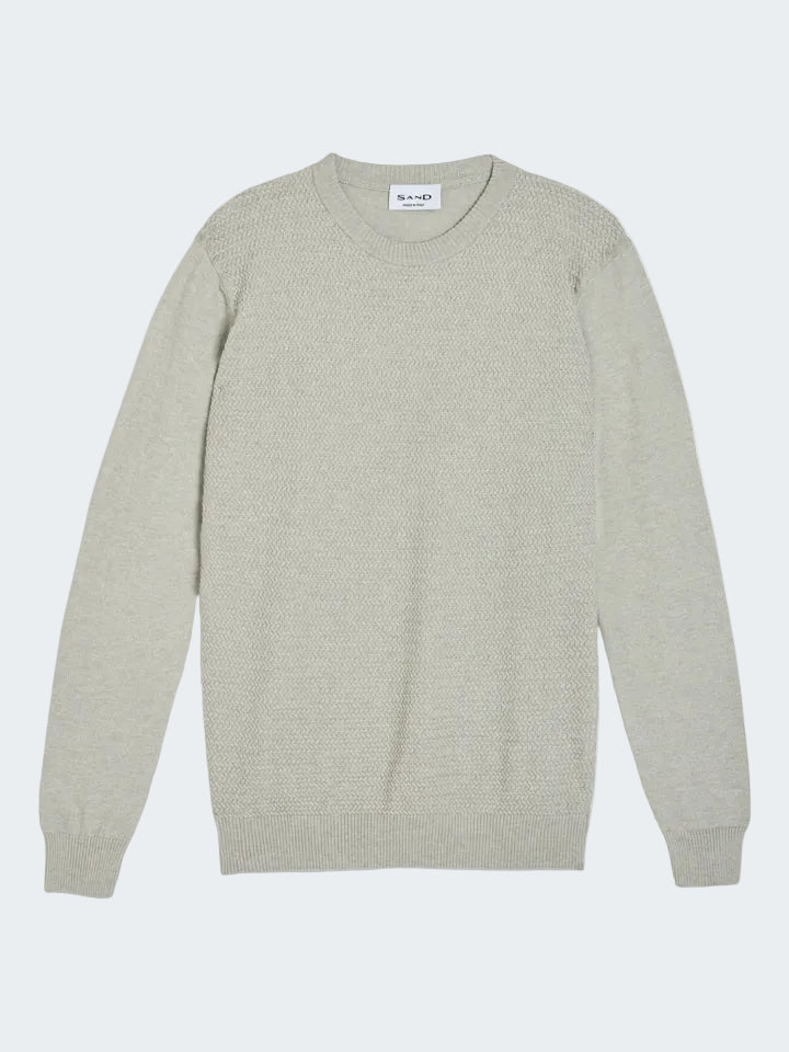 Merino wool cotton sweater