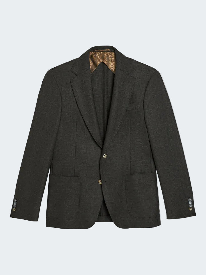 Hopsack Wool With Stretch Blazer