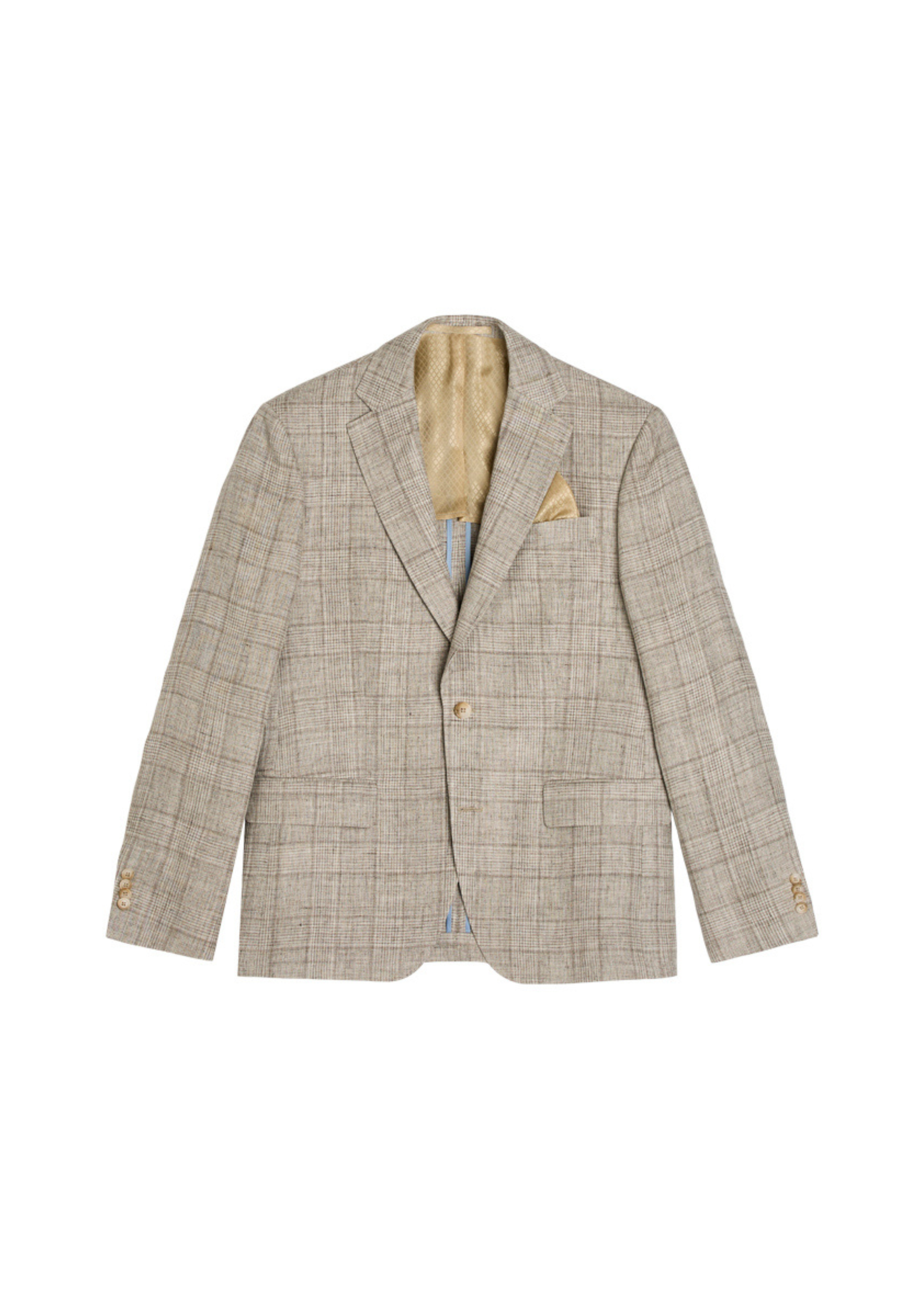 6809 B Check Sherman Napoli 1/2. - Grey