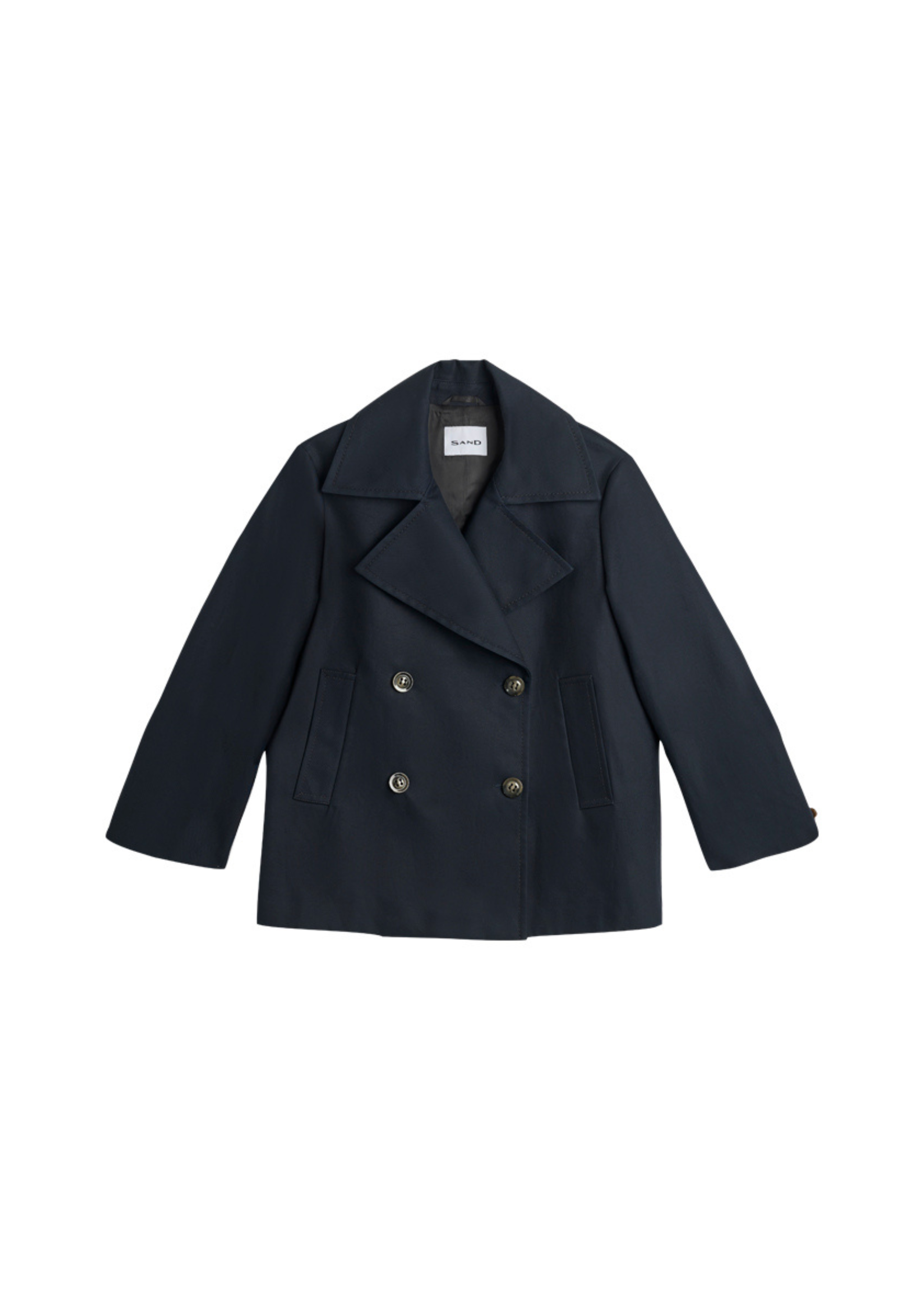 Short Double コート(NAVY) 7509 Anke Short - Dark Navy Blue