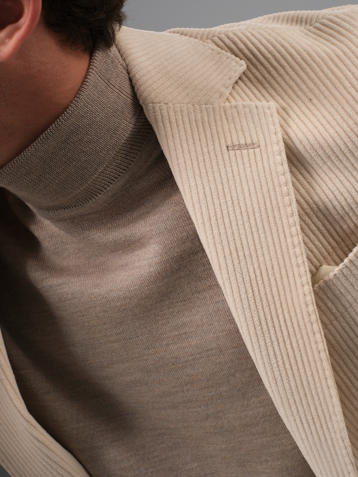 Manmade Soft Corduroy Blazer