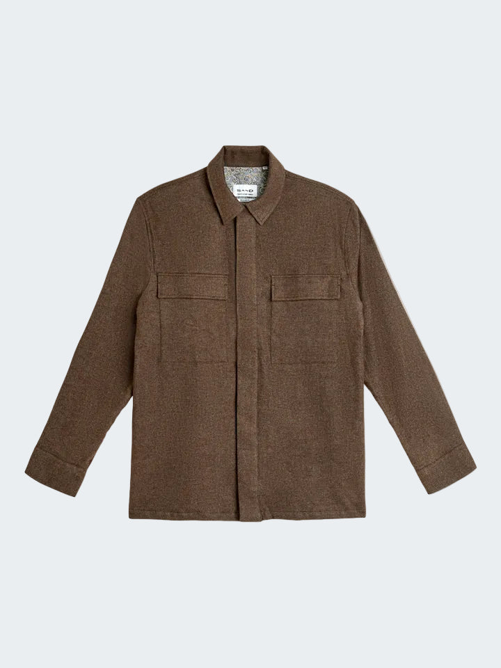 Pocket Twill Flannel Shirt