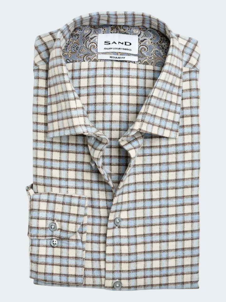 Twill Flannel Check Shirt