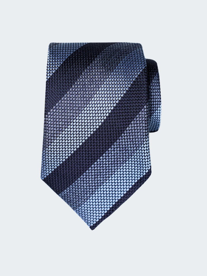 Stripe silk tie
