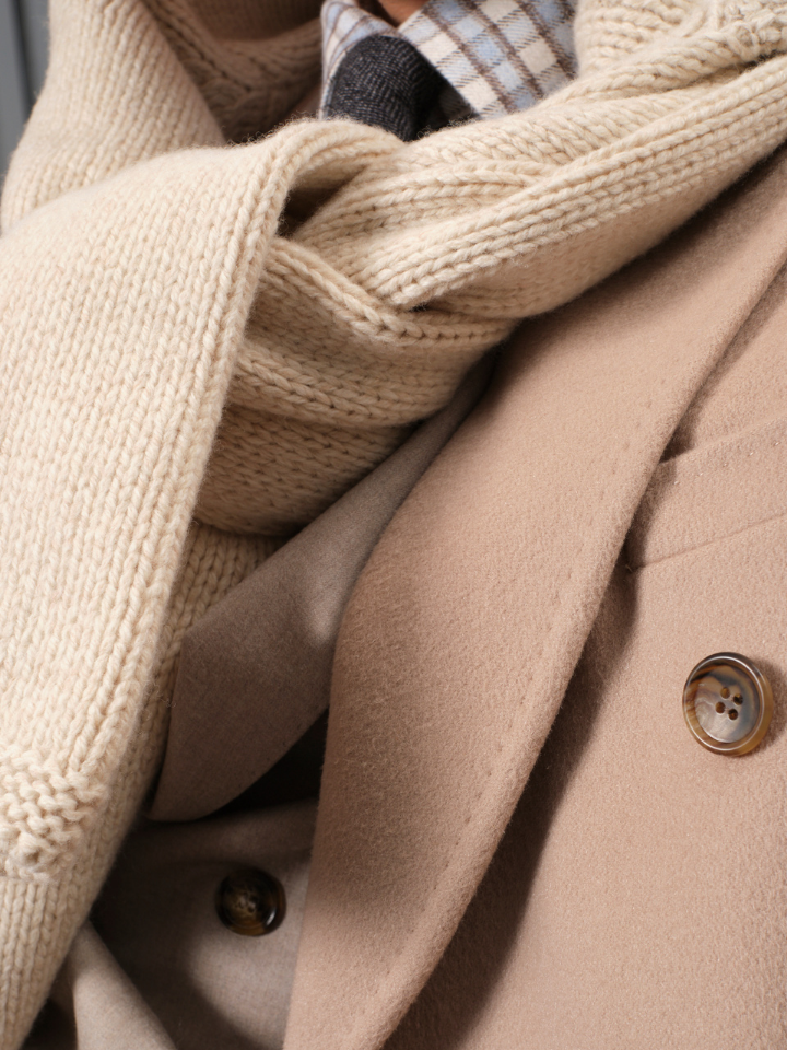 Cashmere Button Coat