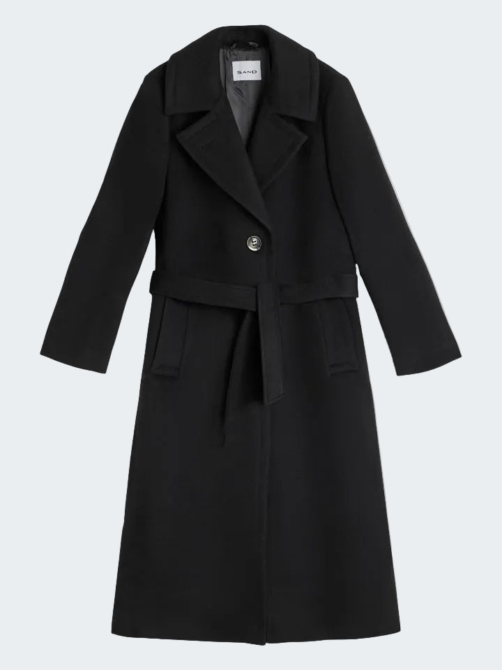 Long Cashmere Wool Coat