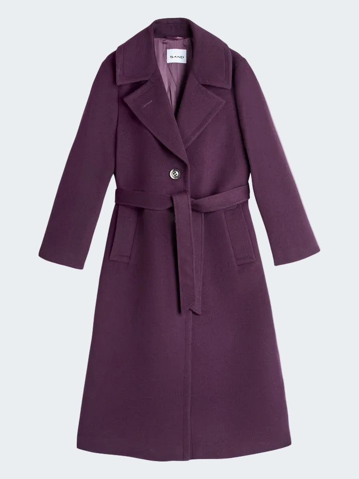 Long Cashmere Wool Coat
