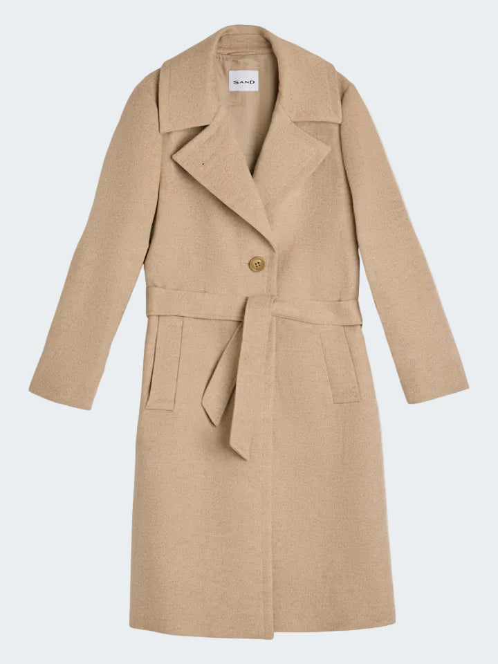 Midi Cashmere Wool Coat