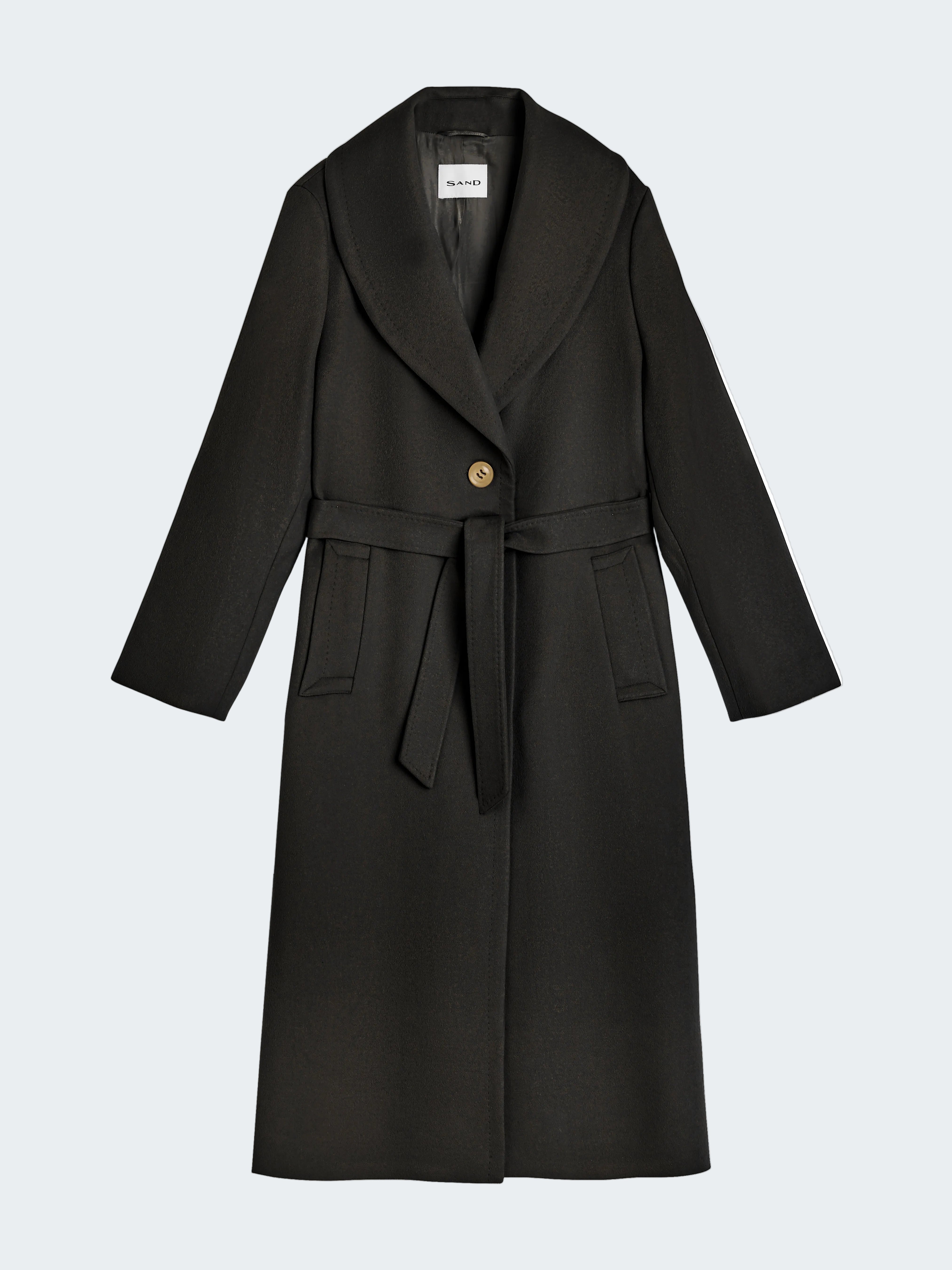 Shawl Cashmere Wool Coat