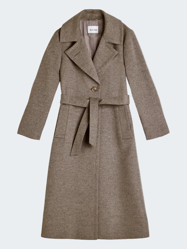 Long Cashmere Wool Coat