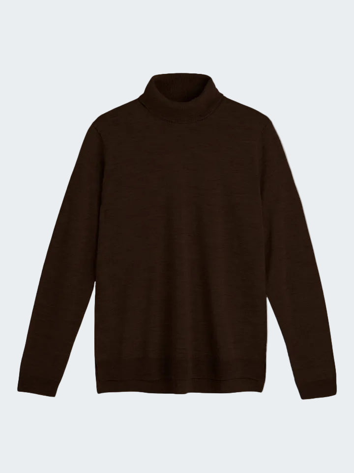 Turtleneck Sweater in Fine Merino Wool