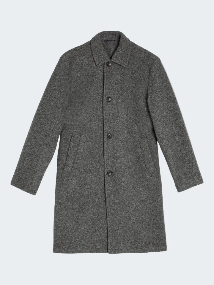 Merino Wool Jersey Coat