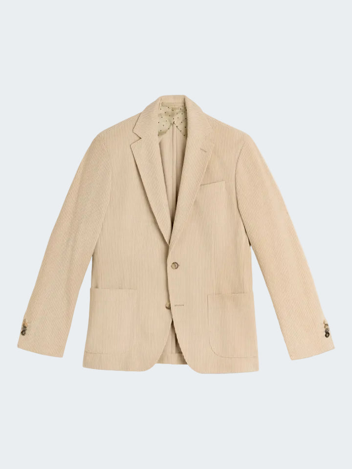 Manmade Soft Corduroy Blazer