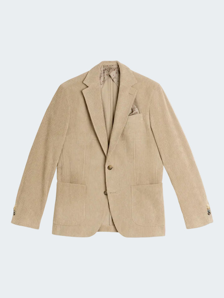 Manmade Soft Corduroy Blazer