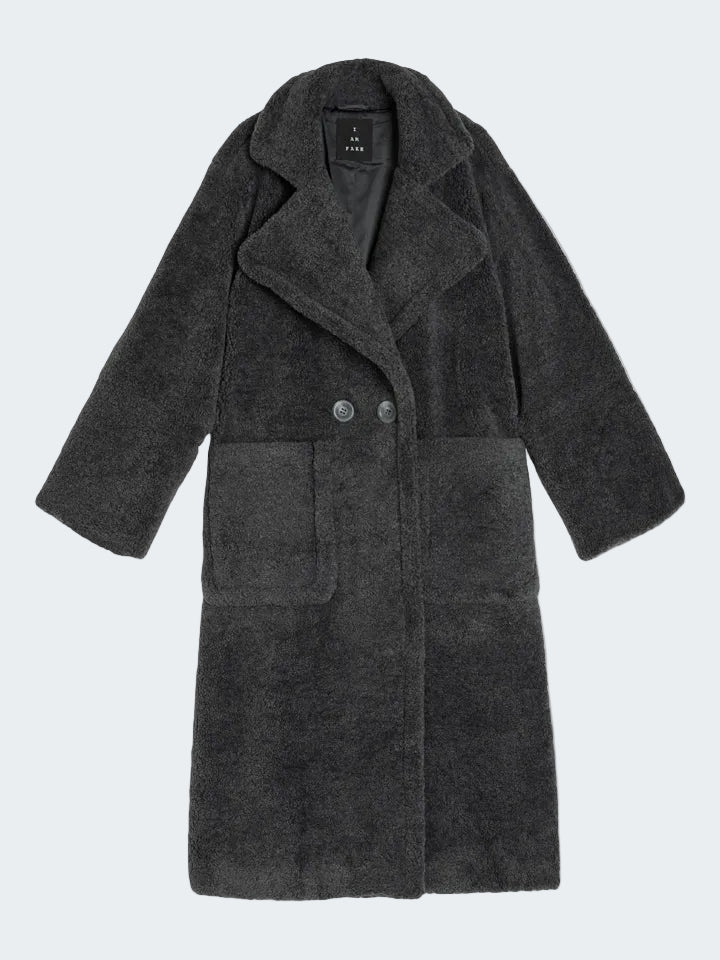 Soft Fake Fur Long Coat