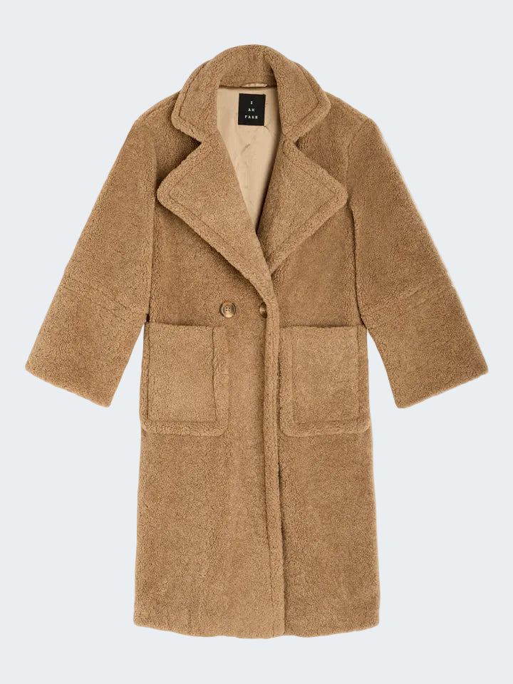 Soft Fake Fur Long Coat