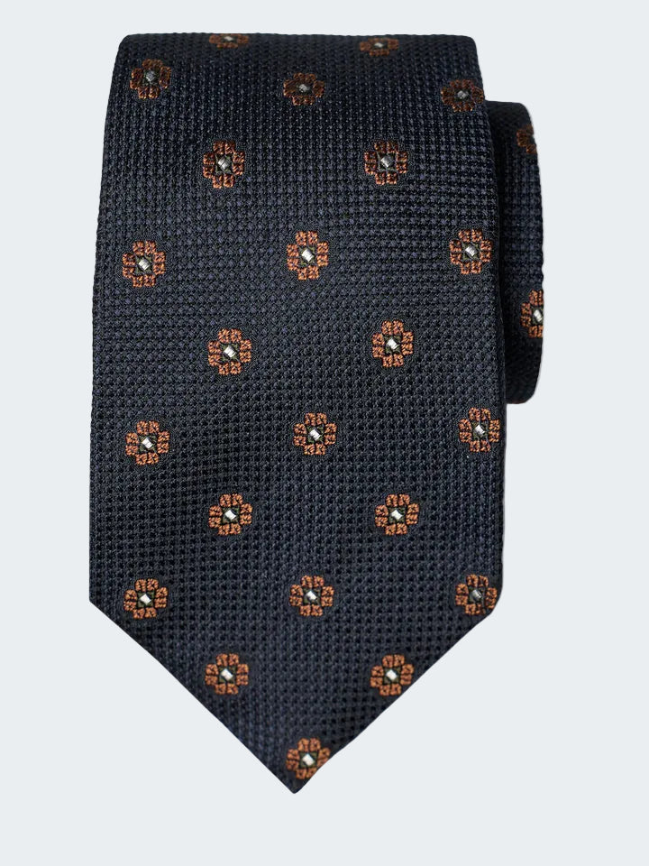 Silk Floral Pattern Tie
