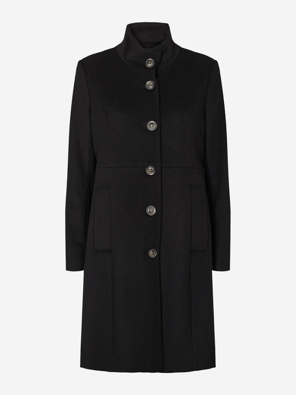 Cashmere Coat W New Parker - Black