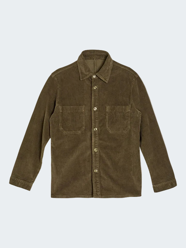 Corduroy Stretch Overshirt