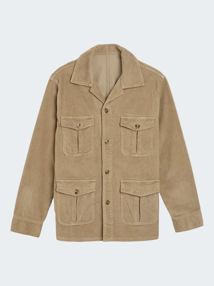 Safari Overshirt in Corduroy with Stretch