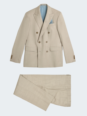 Flannel with Stretch DB Suit