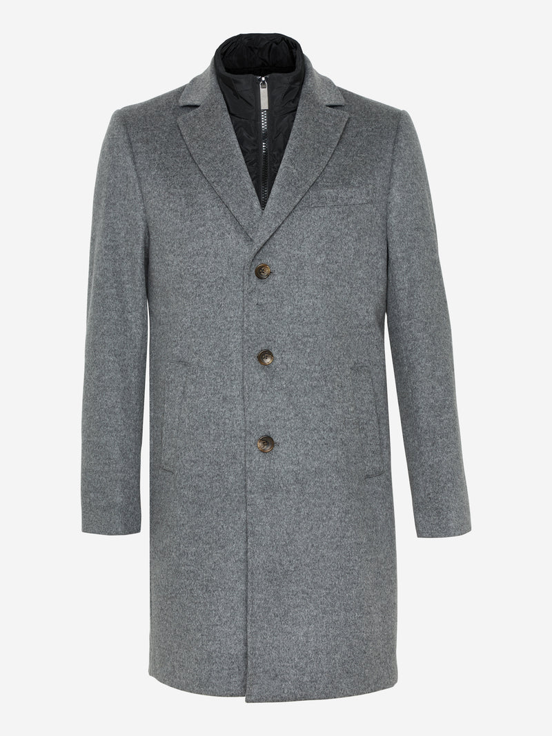 Cashmere Coat Sultan Tech - Smoky Grey