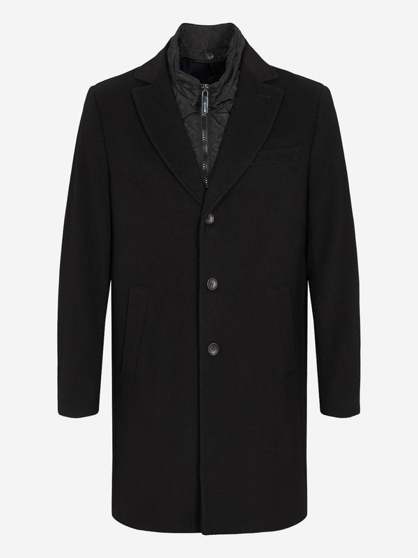 Cashmere Coat Sultan Tech - Black