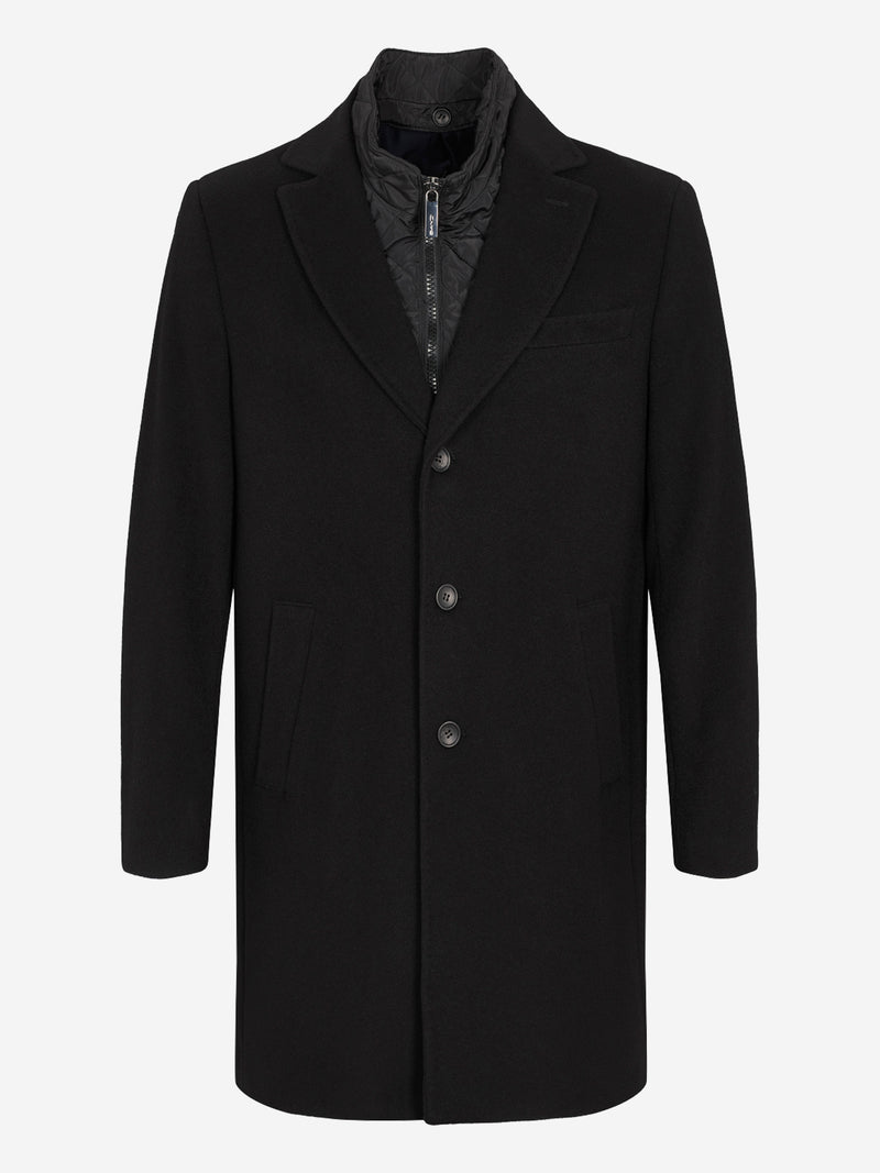 Cashmere Coat Sultan Tech - Black