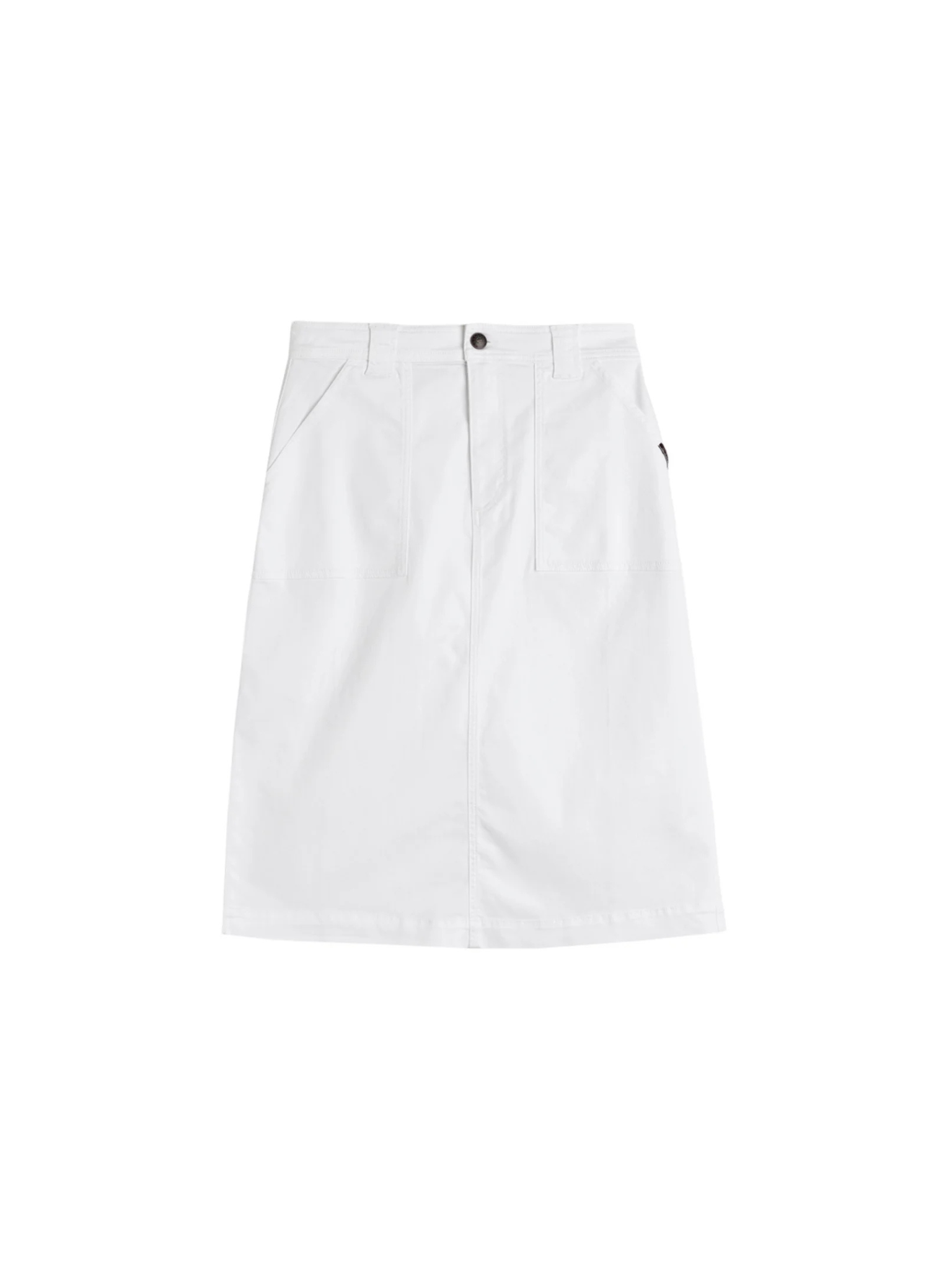 Suede Touch W Damla Skirt - Pure White