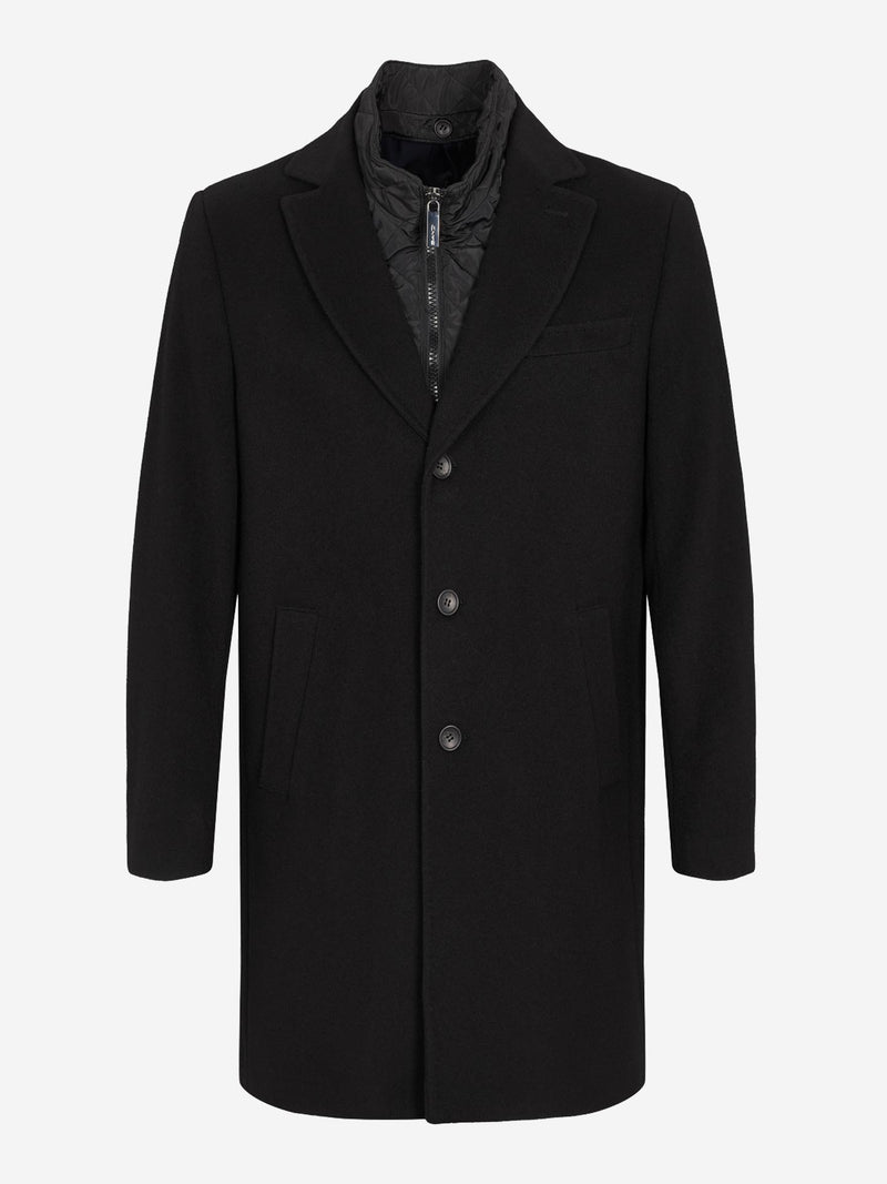 Cashmere Coat Sultan Tech - Black