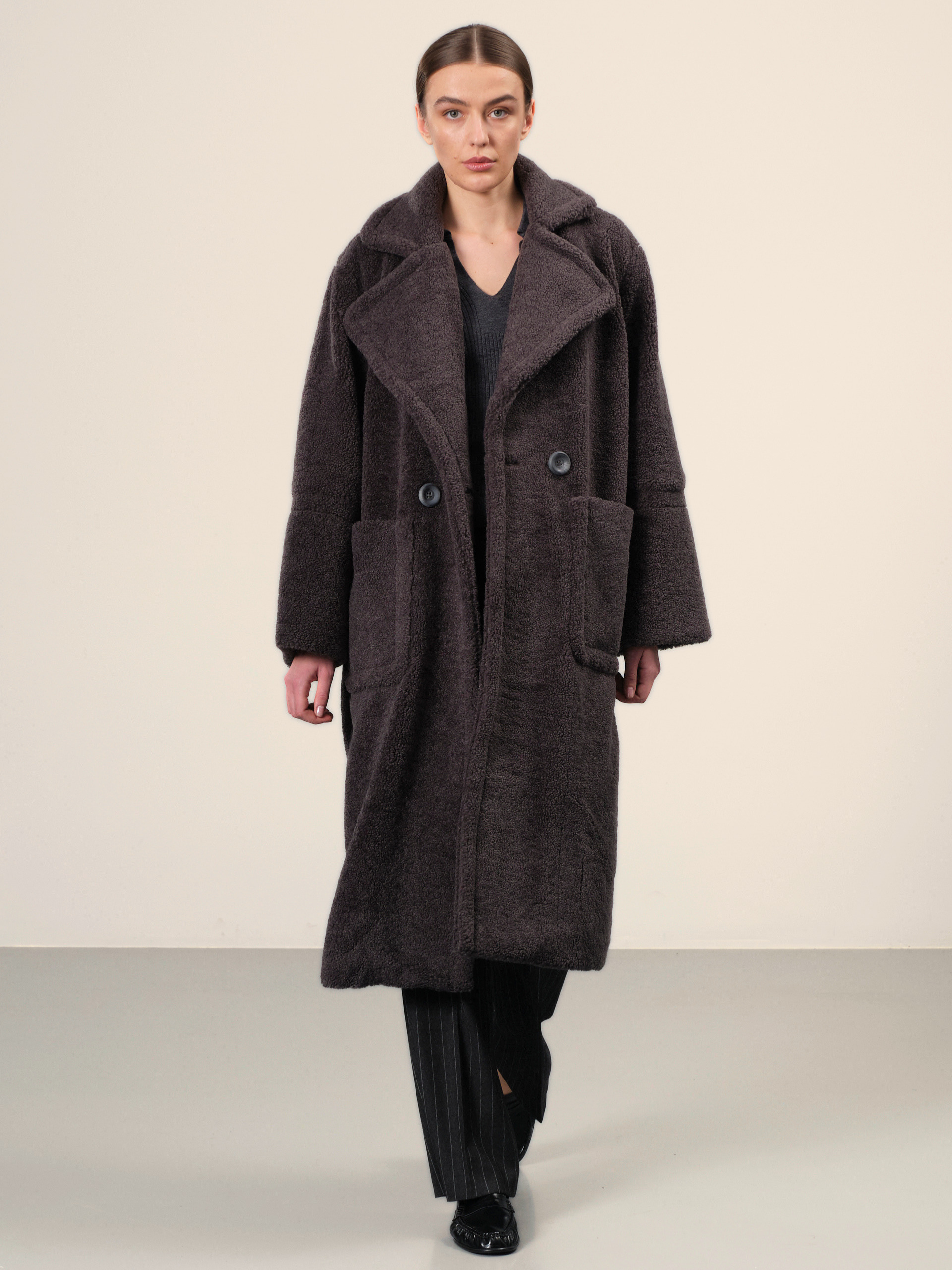 Soft Fake Fur Long Coat