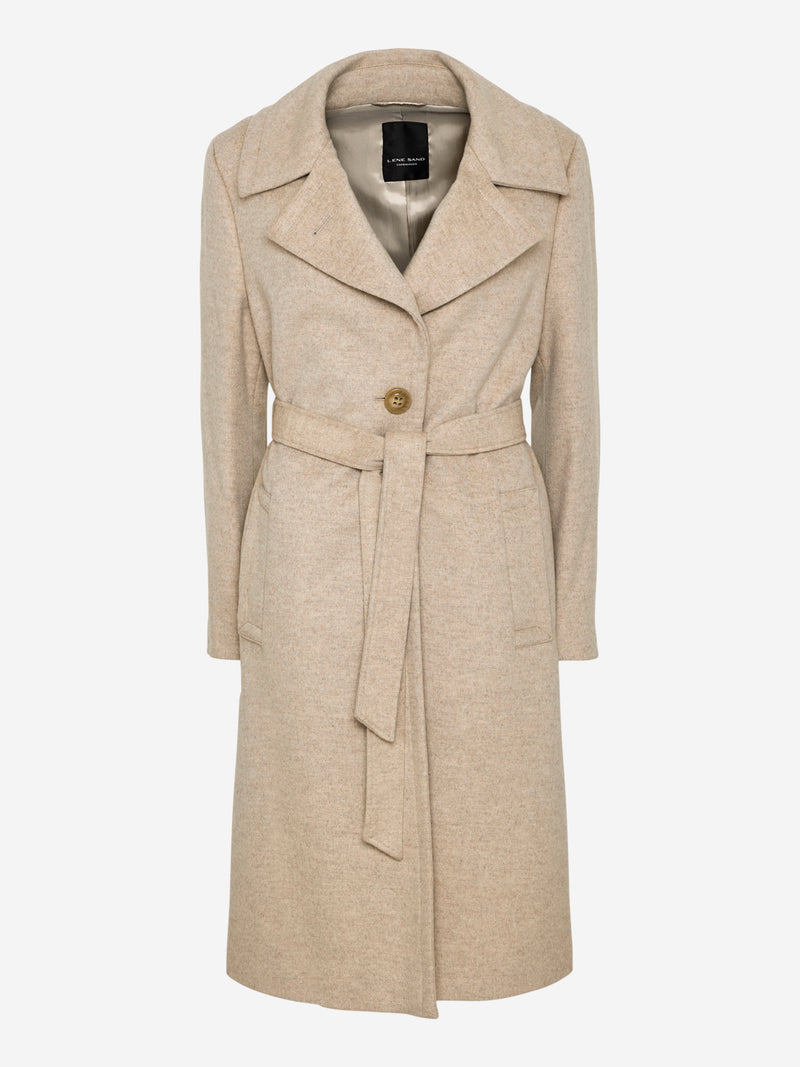 Cashmere coat beige hotsell