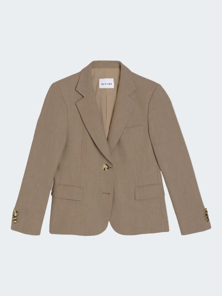 Blazer in Tweed structure with stretch 