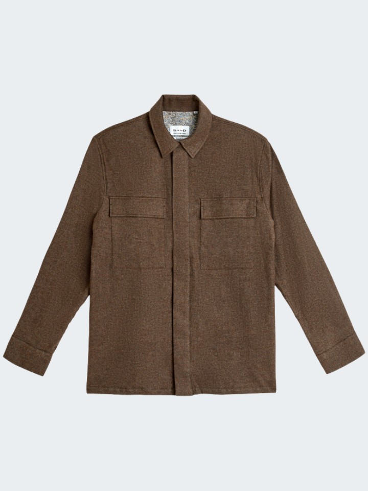 Pocket Twill Flannel Shirt