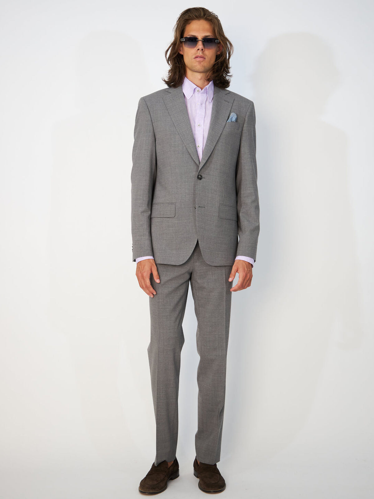 1101 Super Stretch Craig - Smoky Grey | Modern fit