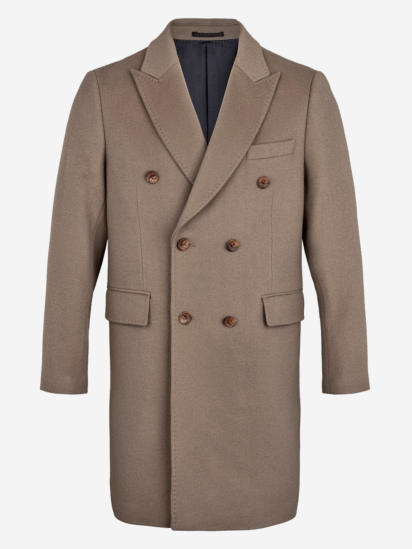 Cashmere Coat Sultan DB - Mink Beige