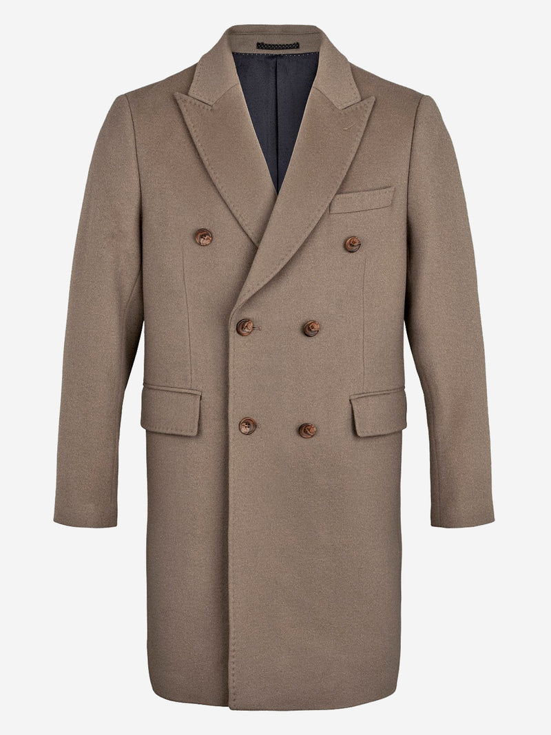 Cashmere Coat Sultan DB - Mink Beige