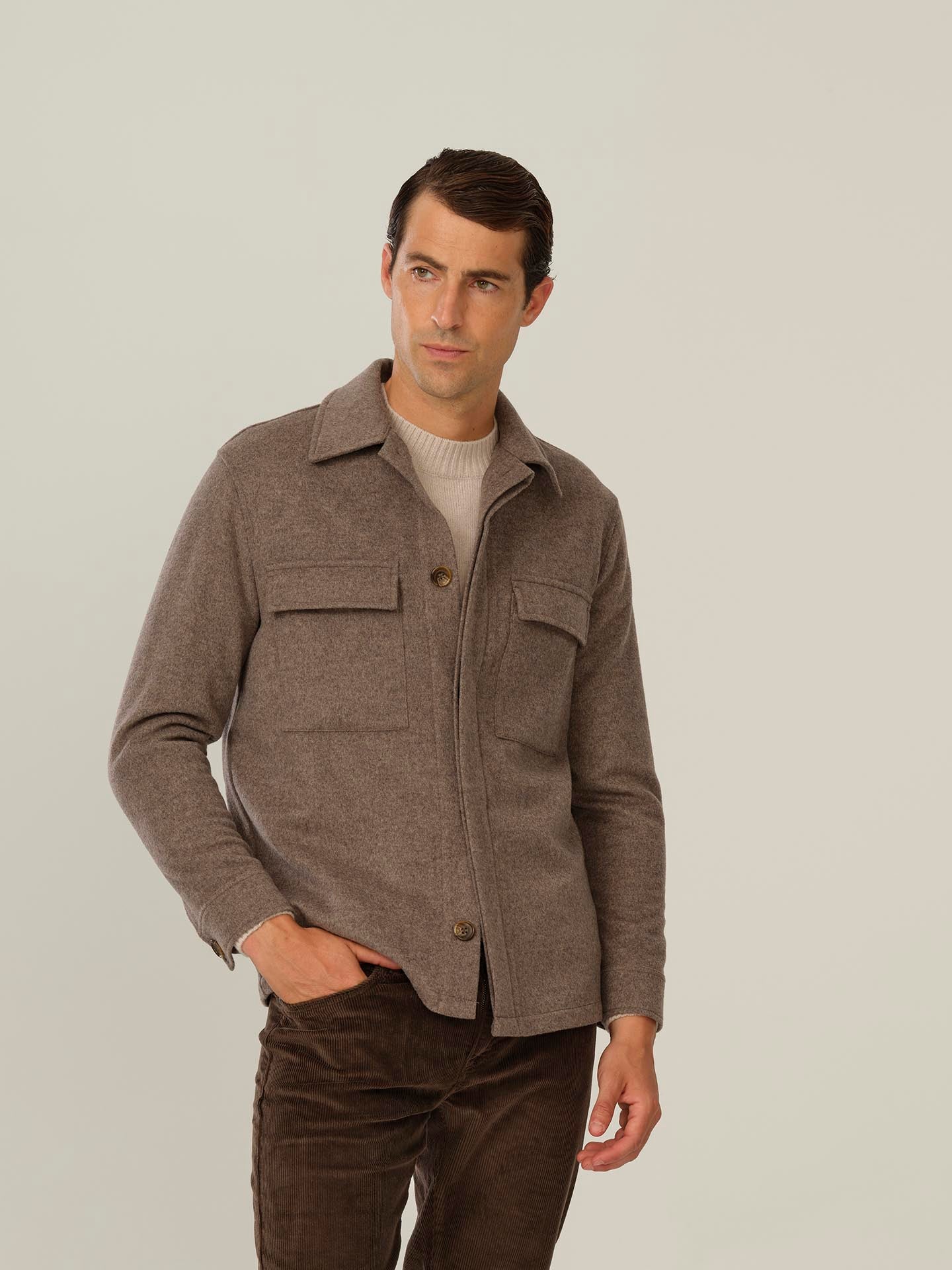 Cashmere Light M Aiden. - Light Camel